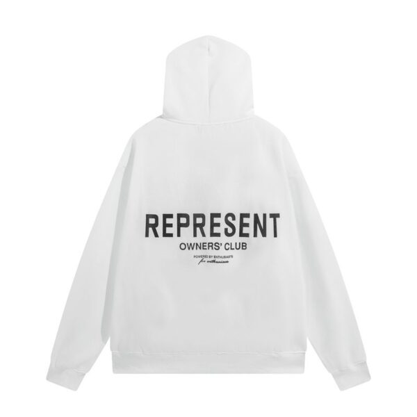 Represent Owners Club White Hoodie